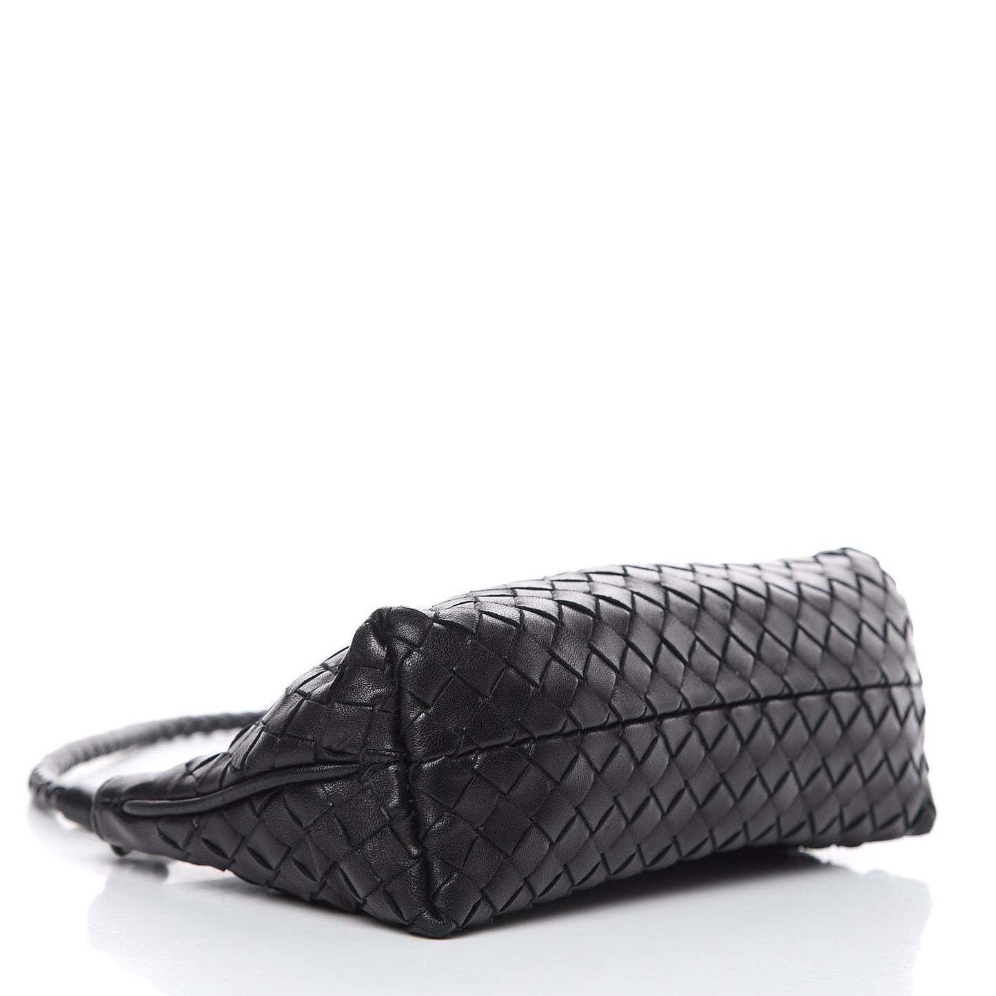 Nappa Intrecciato Mini Shoulder Bag Black