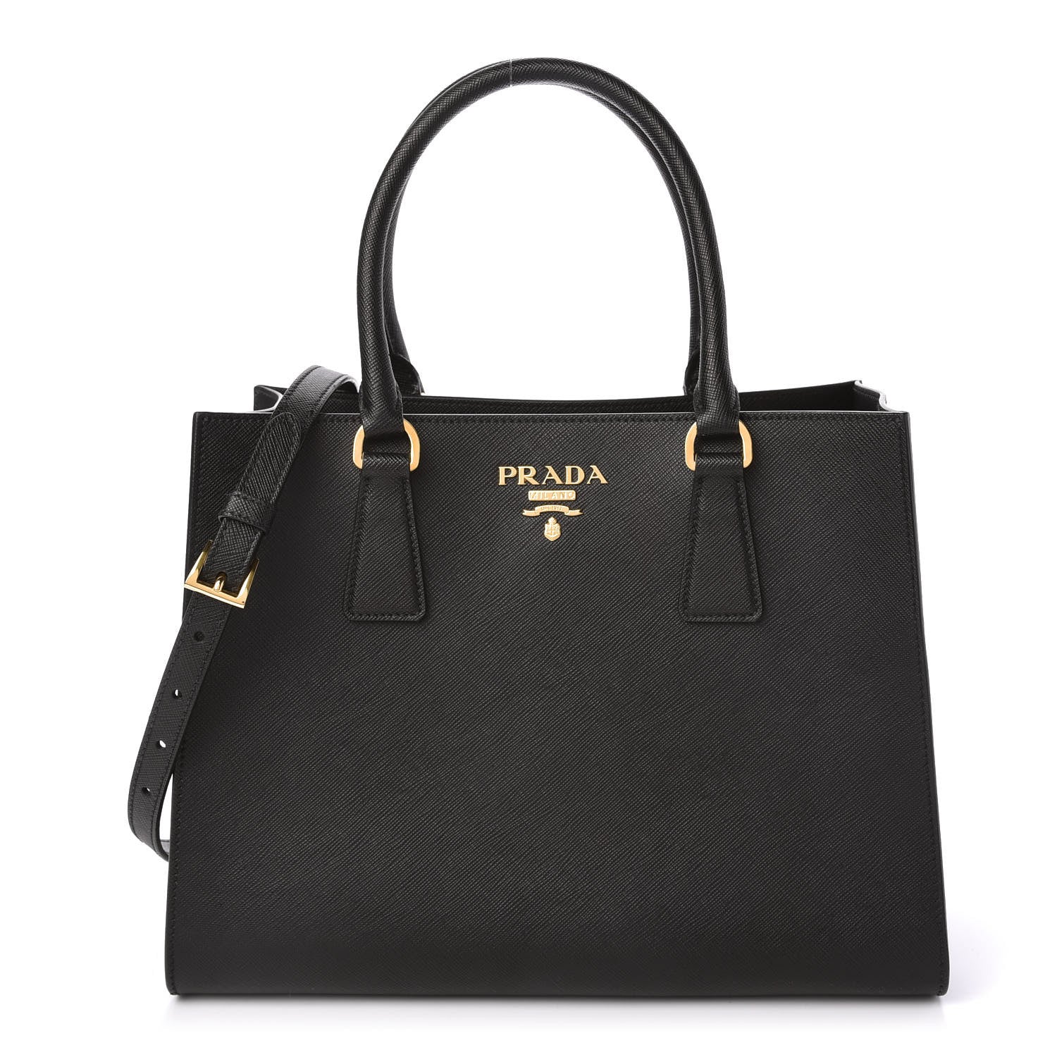 Prada Saffiano Tote Black 1 of 10