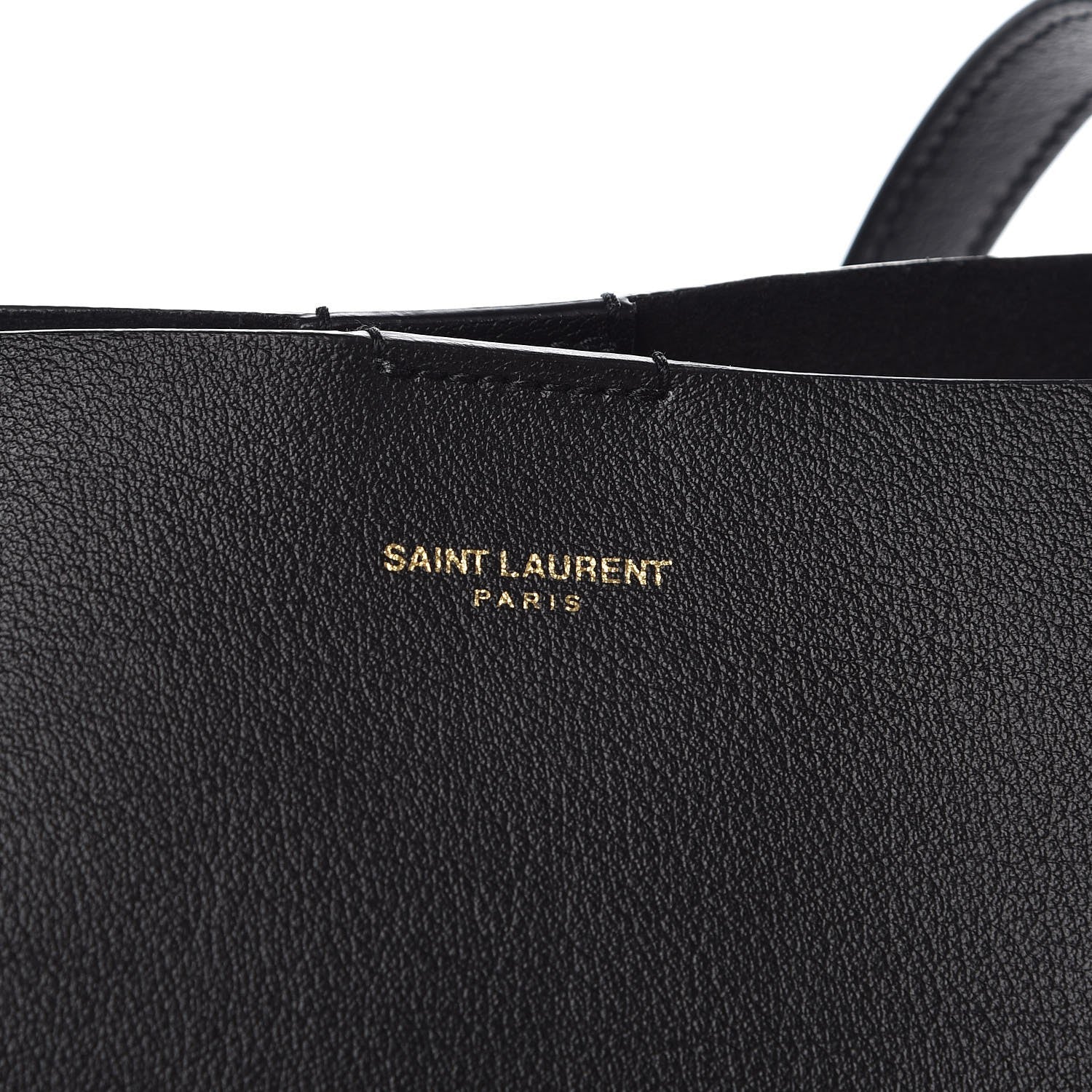 Saint Laurent Calfskin Medium Shopping Tote Black 6 of 11