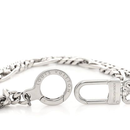 Louis Vuitton Metal LV Figaro Chain Belt Silver 3 of 5