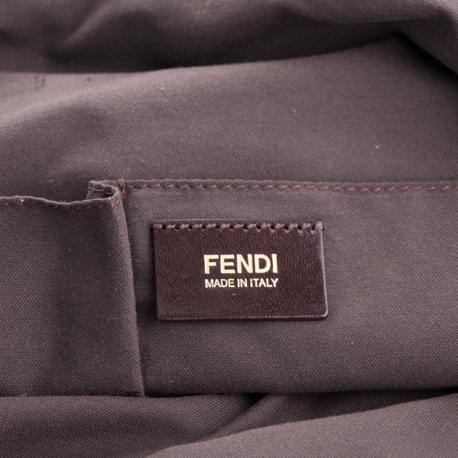 Fendi Metallic Nubuck Medium Chains Tote Rosso Scuro 6 of 7