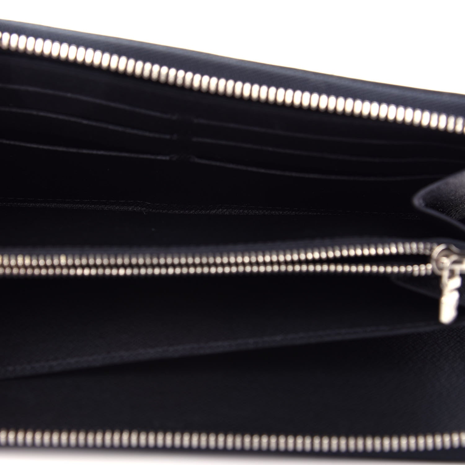 Louis Vuitton Epi Zippy Organizer Wallet Black 6 of 8