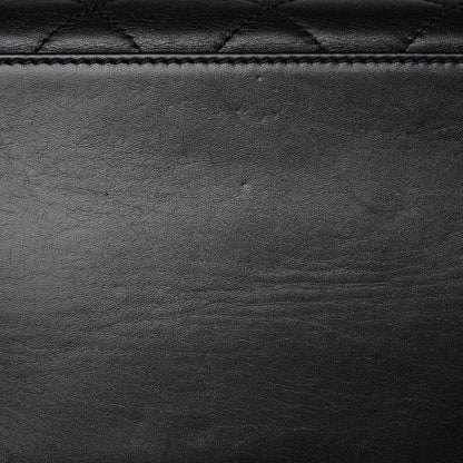 Chanel Calfskin Quilted CC Shopping Tote Black 11 of 16
