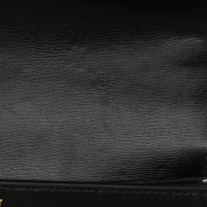 Saint Laurent Calfskin Medium Monogram Sunset Black 10 of 17