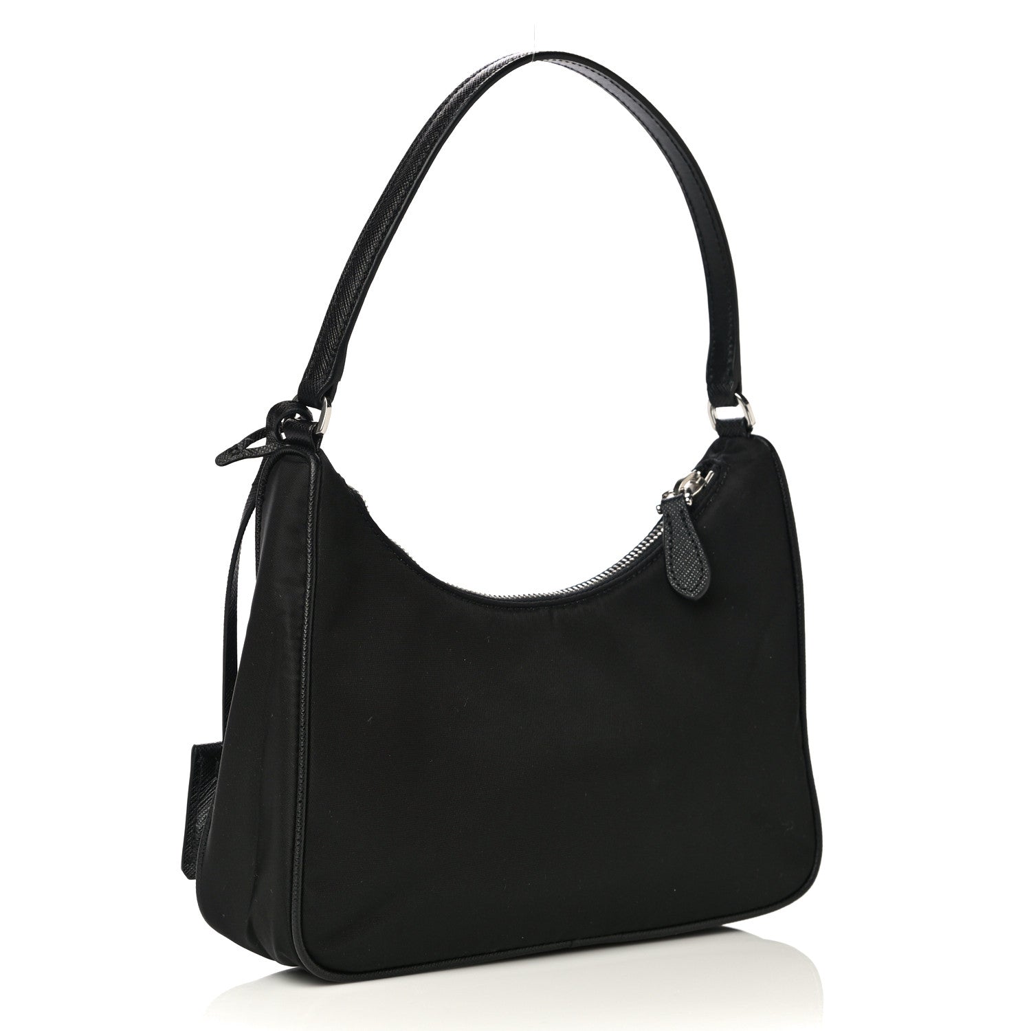 Prada Tessuto Nylon Saffiano Mini Re-Edition 2005 Bag Black 3 of 10