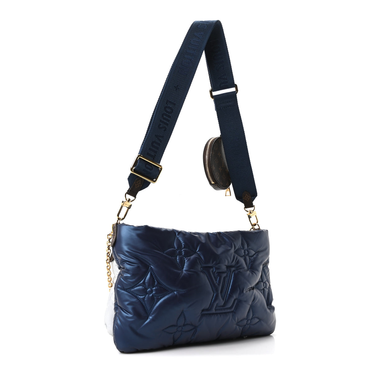 Louis Vuitton Econyl Monogram Pillow Maxi Multi Pochette Accessories Navy Silver 3 of 9