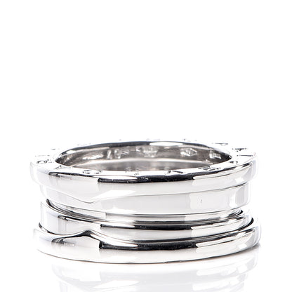 Bulgari 18K White Gold B.Zero1 Three-Band Ring 49 4.75 6 of 6