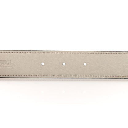 Hermes Box Togo 32mm Belt Strap 85 34 Havane Gris Perle 4 of 8