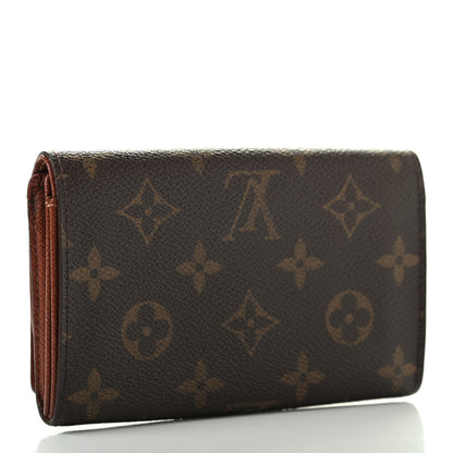 Louis Vuitton Monogram Porte-Monnaie Billets Tresor Wallet 3 of 10