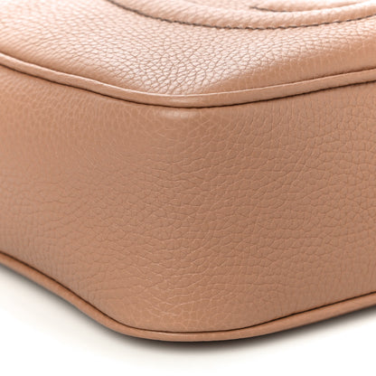Gucci Pebbled Calfskin Small Soho Disco Bag Camelia 10 of 11