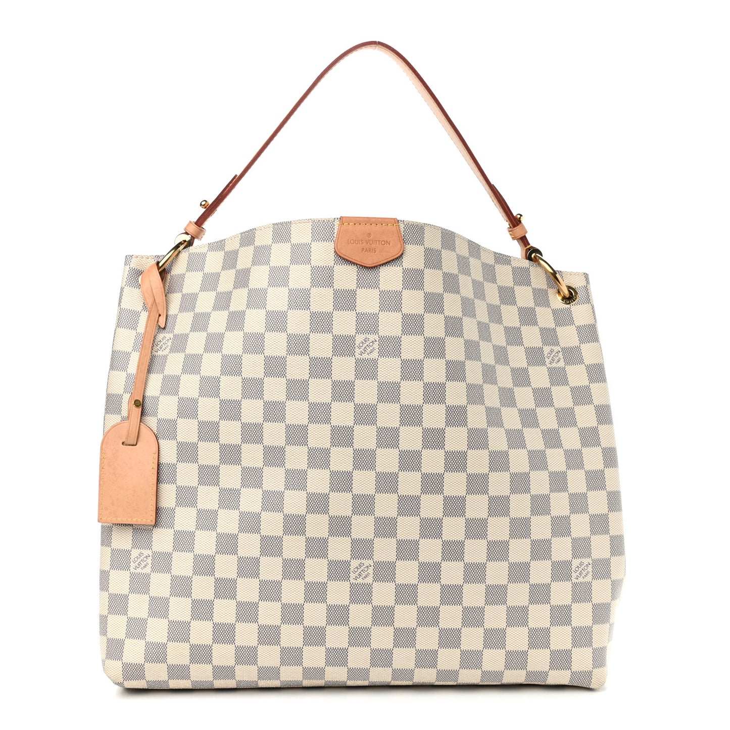 Damier Azur Graceful MM Rose Ballerine