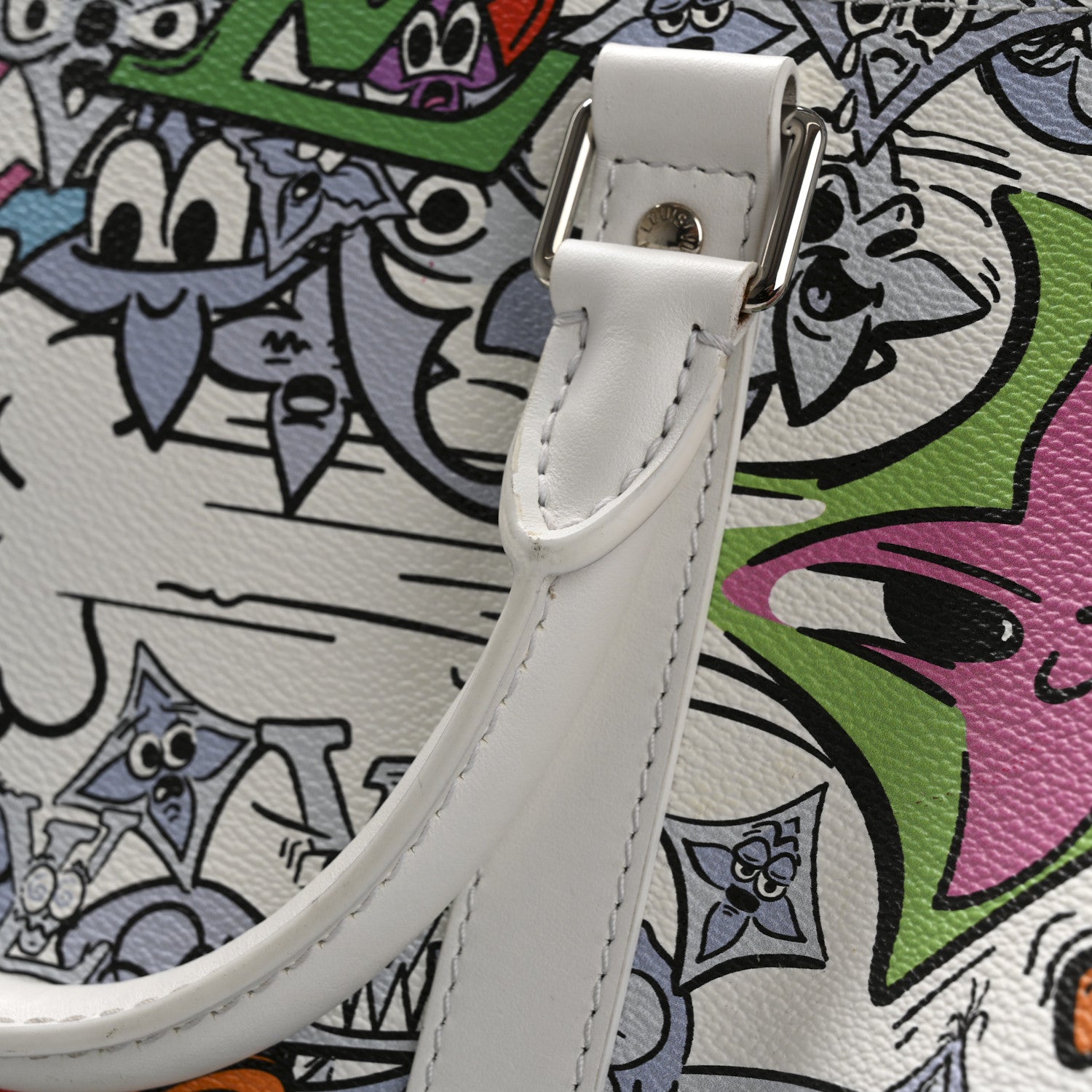 Louis Vuitton Monogram Comics Keepall Bandouliere 50 Multicolor 10 of 15