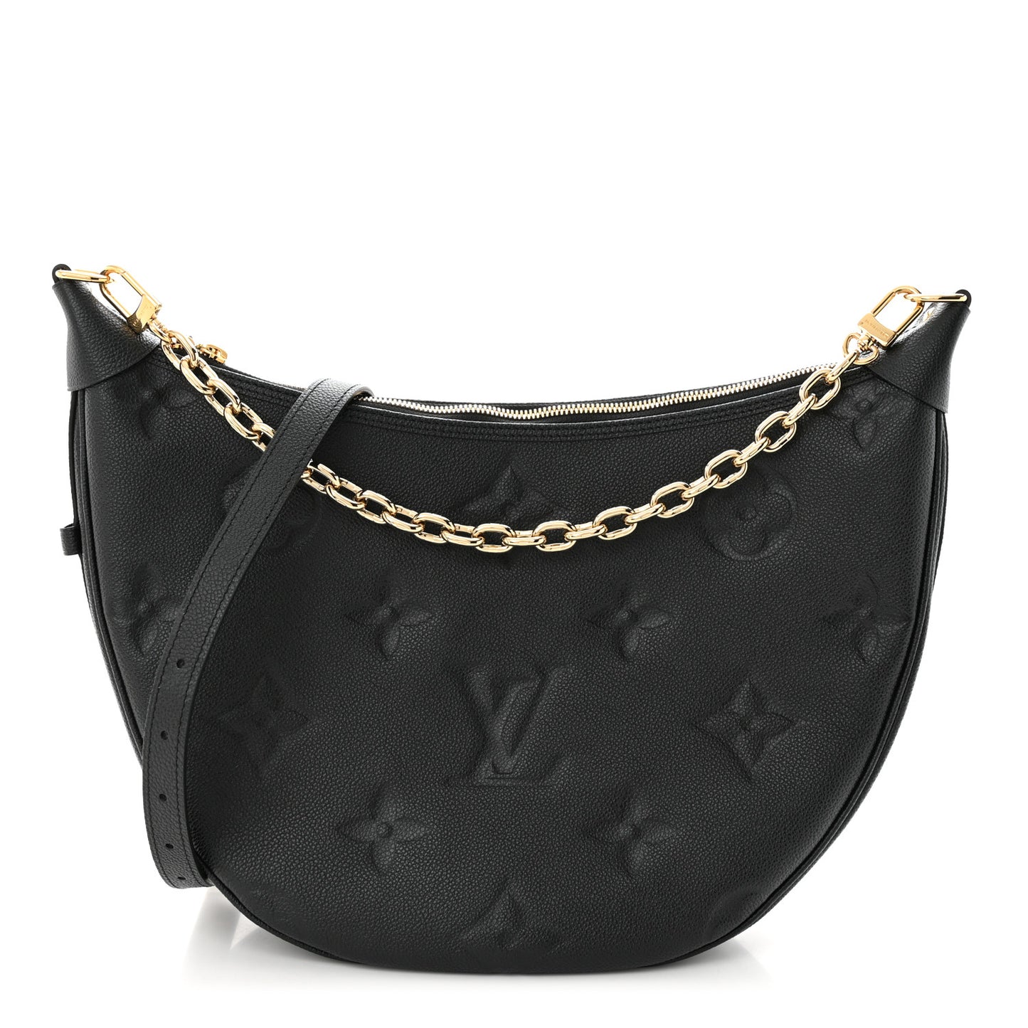 Empreinte Monogram Giant Loop Hobo Black