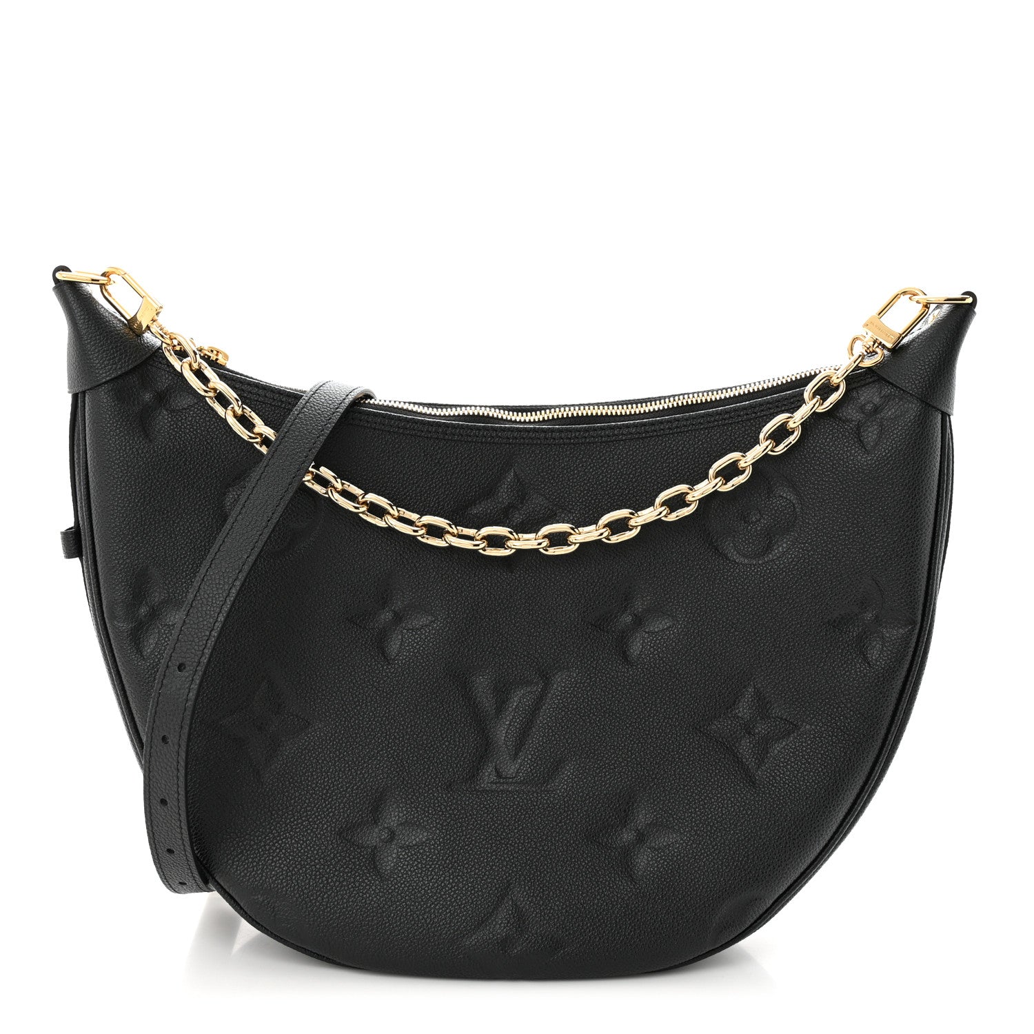 Louis Vuitton Empreinte Monogram Giant Loop Hobo Black 3 of 11