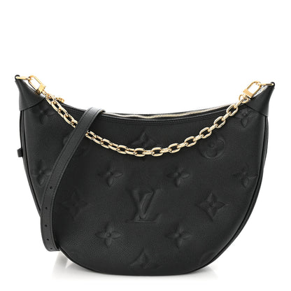 Louis Vuitton Empreinte Monogram Giant Loop Hobo Black 3 of 11