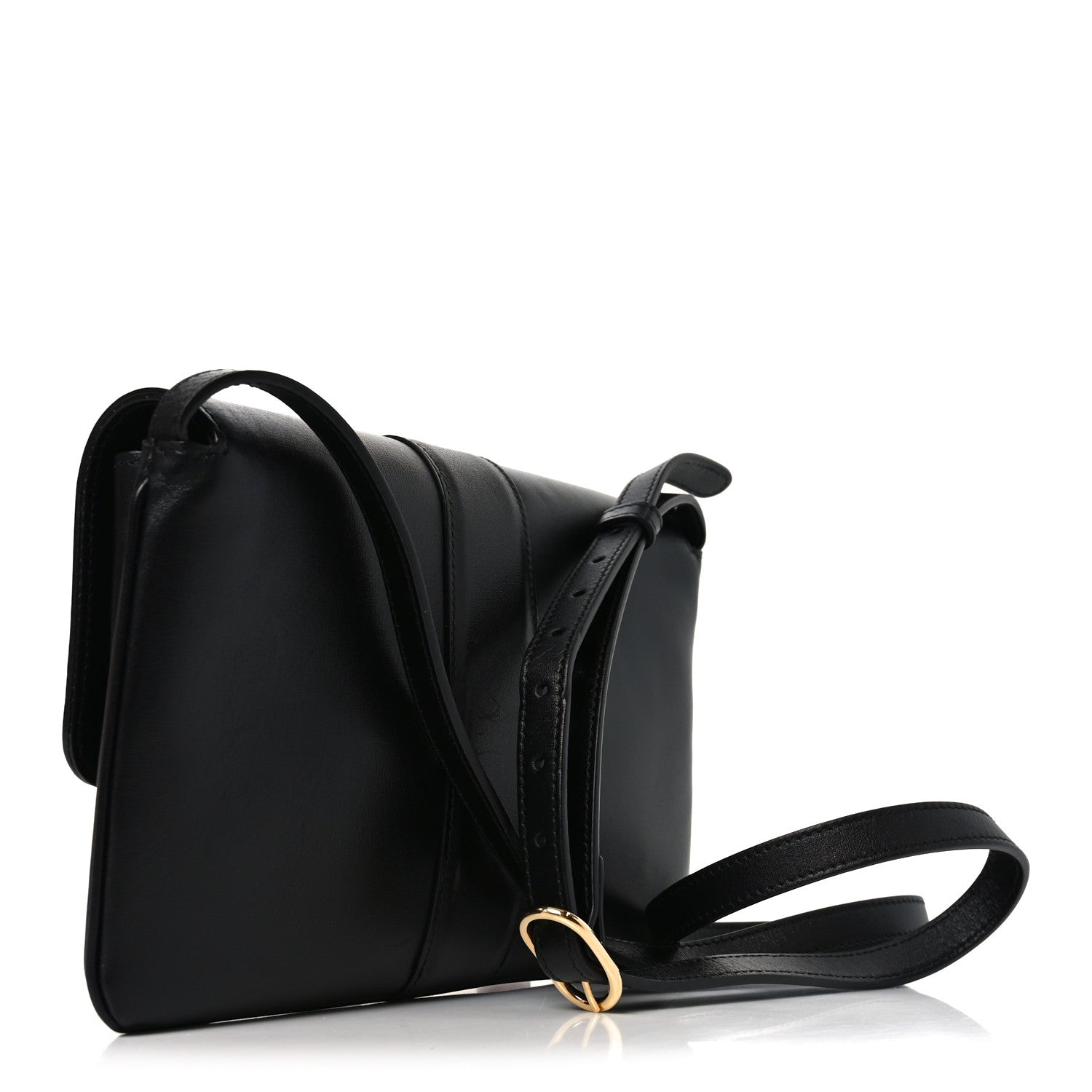 Gucci Vitello Palmellato Lux Small Arli Flap Shoulder Bag Black 3 of 10