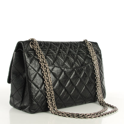 Chanel Aged Calfskin Quilted 2.55 Reissue 226 Flap Black 3 of 8