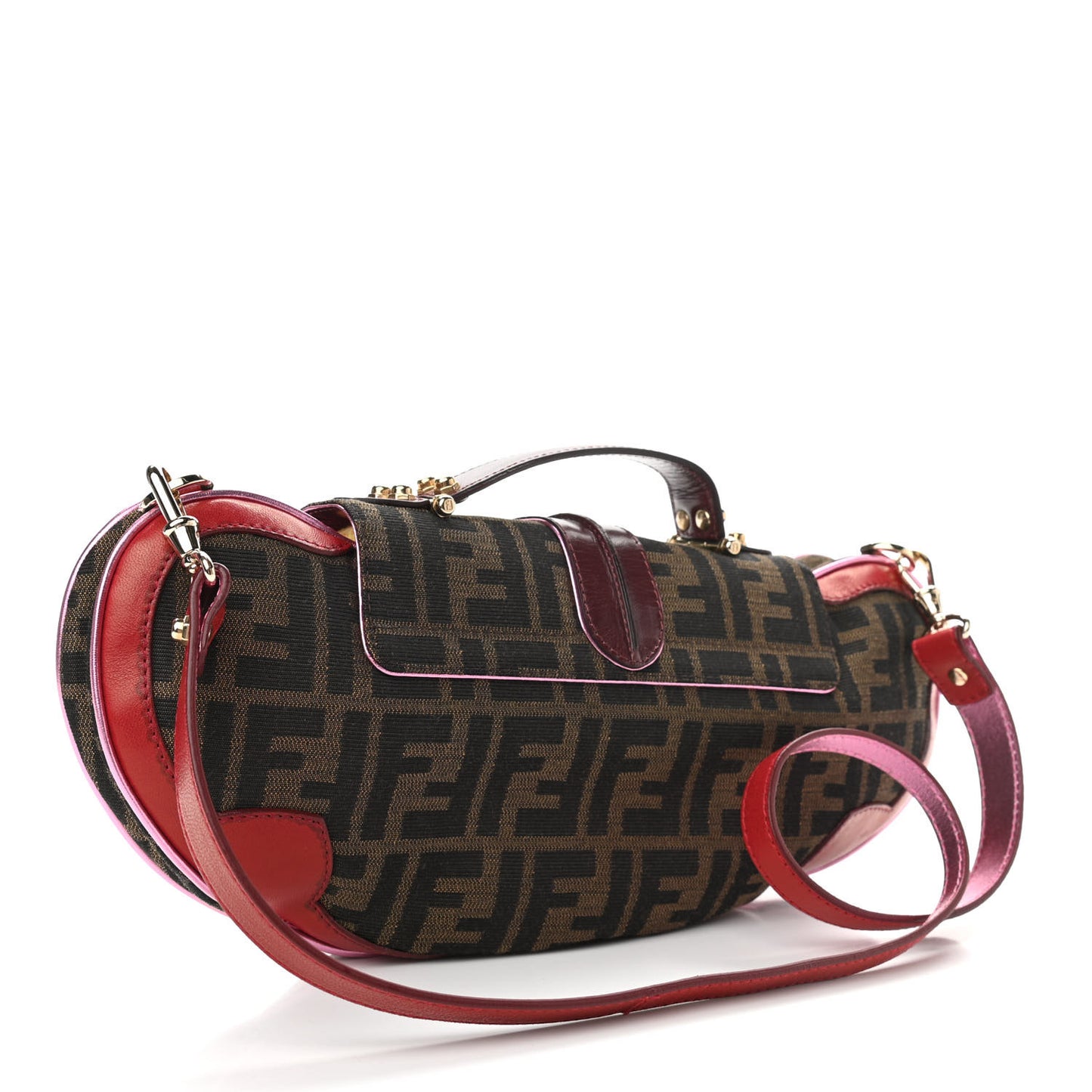 Zucca Vanity Mirror Clutch Tobacco Pink