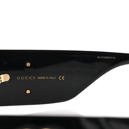 Gucci Acetate Rectangular Sunglasses GG0811S Black 5 of 9