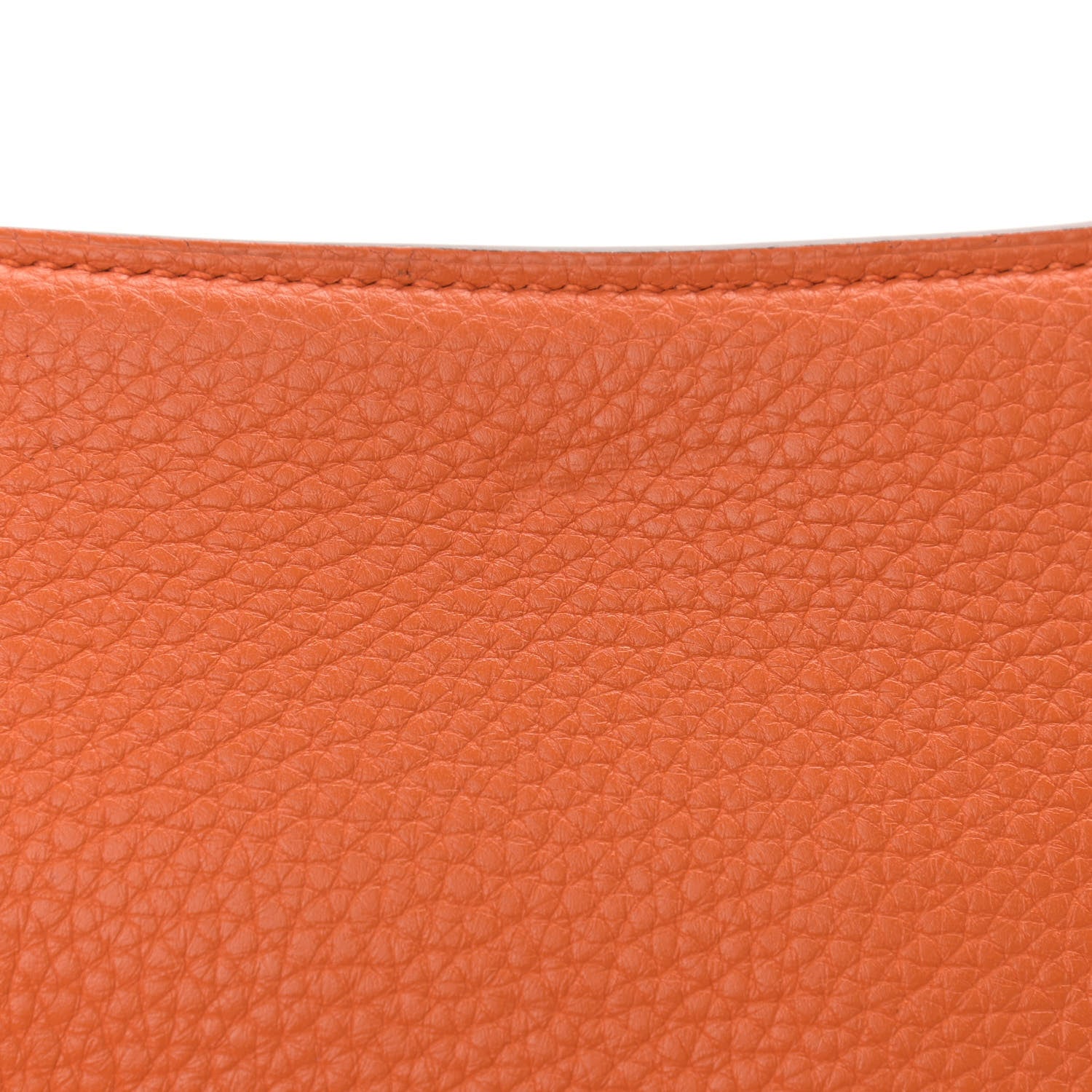 Hermes Taurillon Clemence Jypsiere 34 Orange 14 of 17