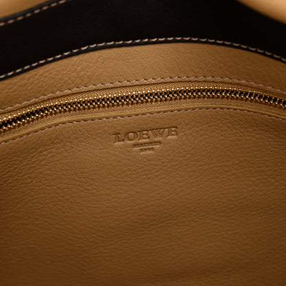 Loewe Suede Messenger Bag Gold 6 of 9