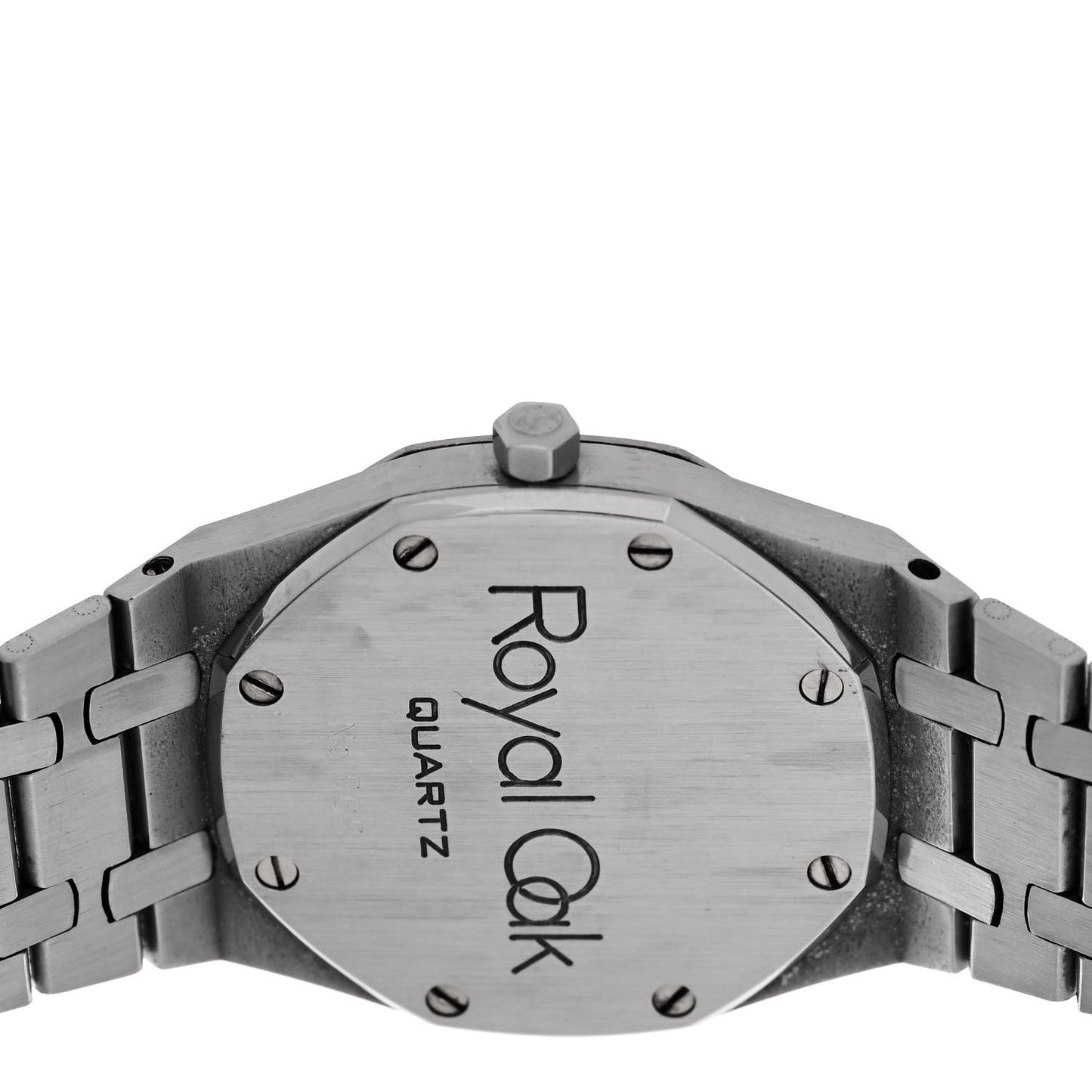 Stainless Steel 36mm Royal Oak Quartz Watch Black 56023ST