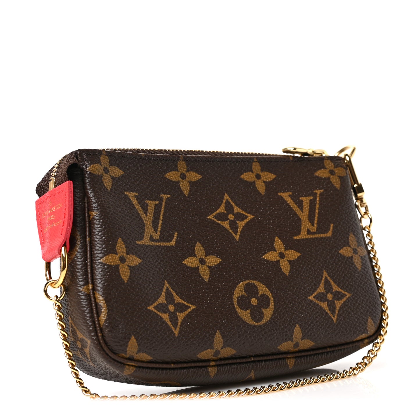 Monogram 2021 Christmas Animation London Mini Pochette Accessories Red