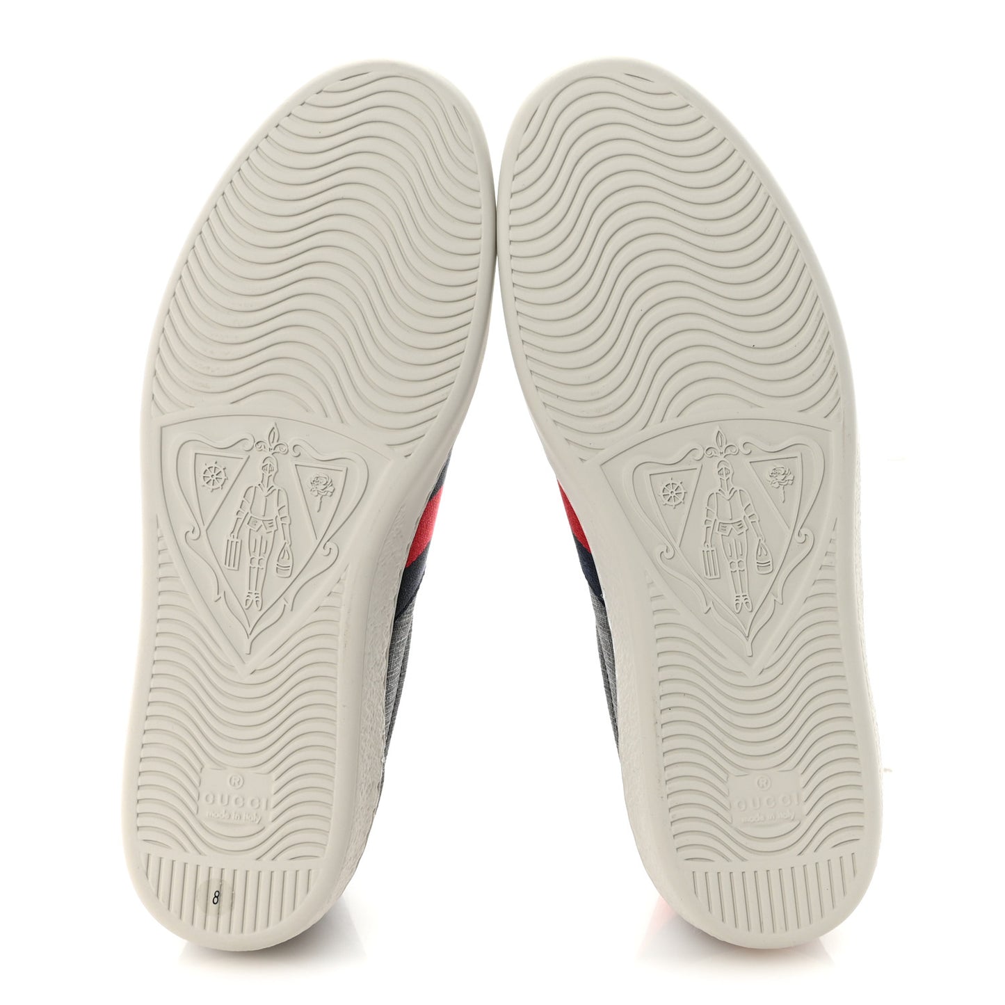 GG Supreme Monogram Ayers Web Mens New Ace Sneakers 8 Black