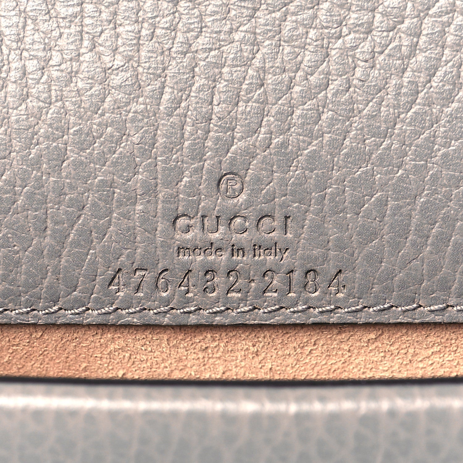 Gucci Dollar Calfskin Crystal Super Mini Dionysus Shoulder Bag Dusty Grey Black Diamond 6 of 9