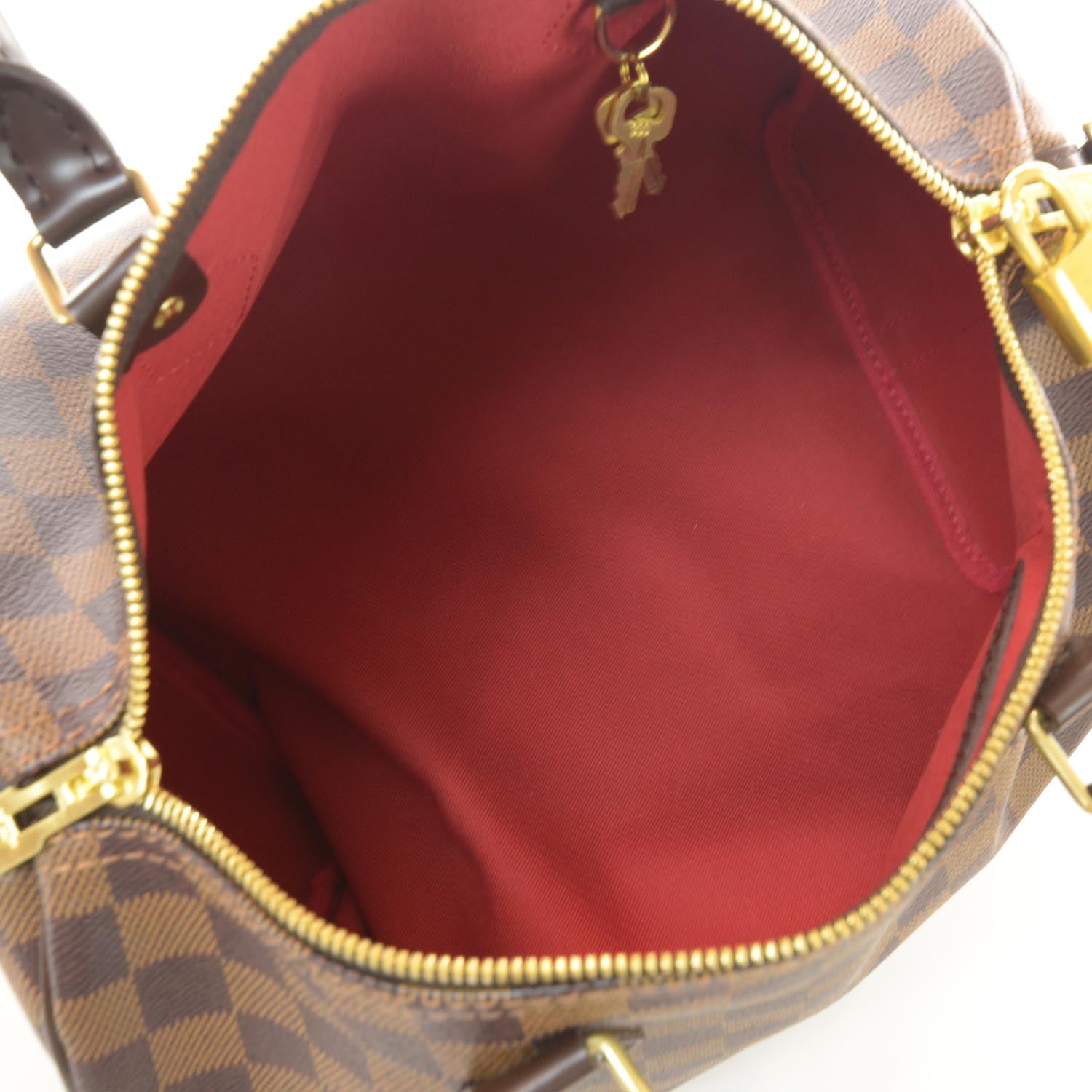Louis Vuitton Damier Ebene Speedy Bandouliere 35 6 of 6