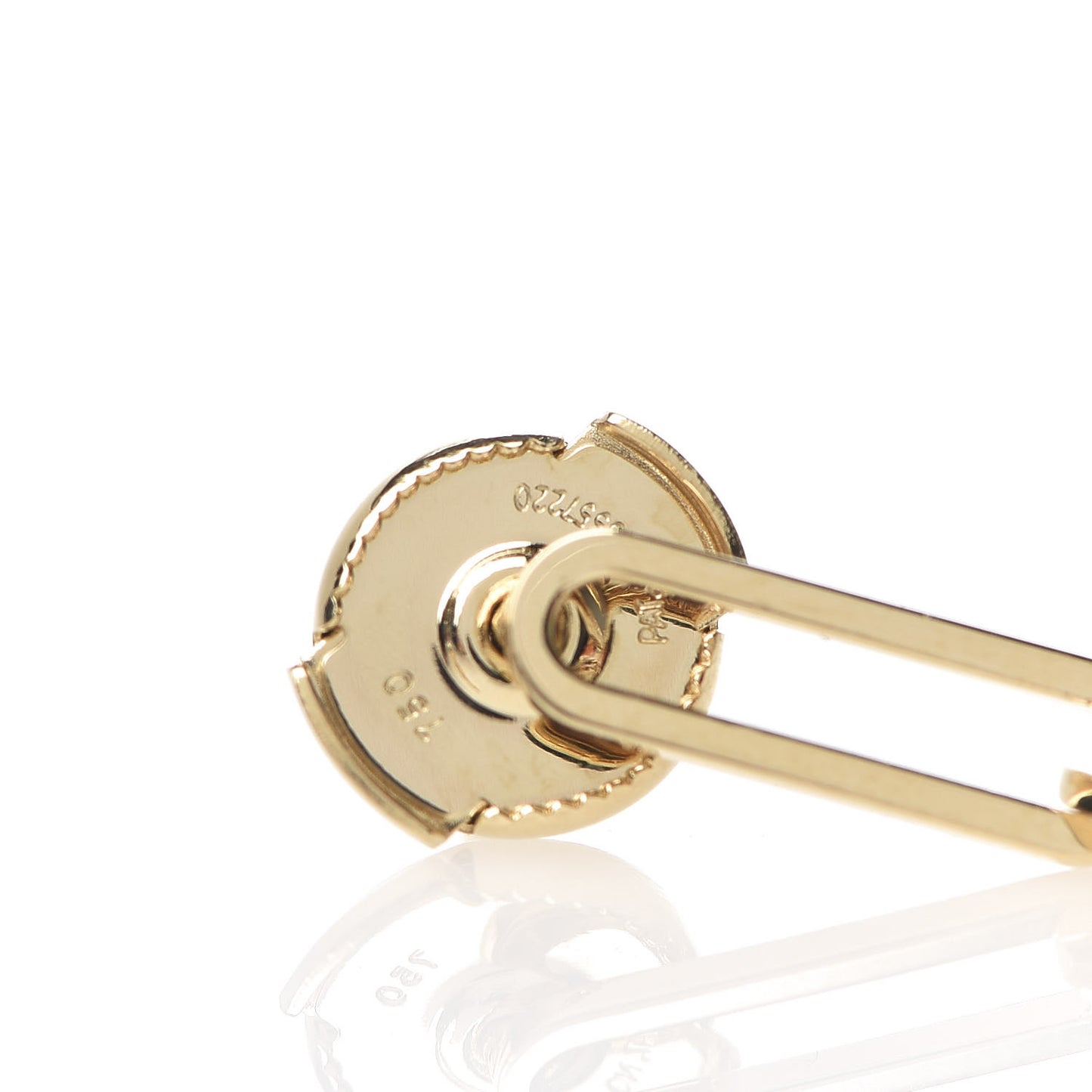 18K Yellow Gold TPM Kelly Chaine Earrings