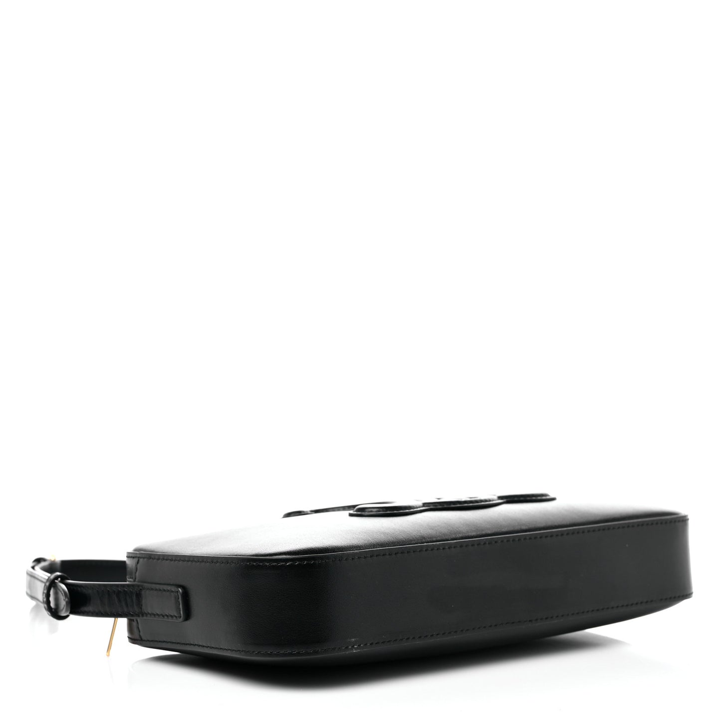 Smooth Calfskin Cuir Triomphe Camera Shoulder Bag Black