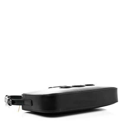 Celine Smooth Calfskin Cuir Triomphe Camera Shoulder Bag Black 3 of 9