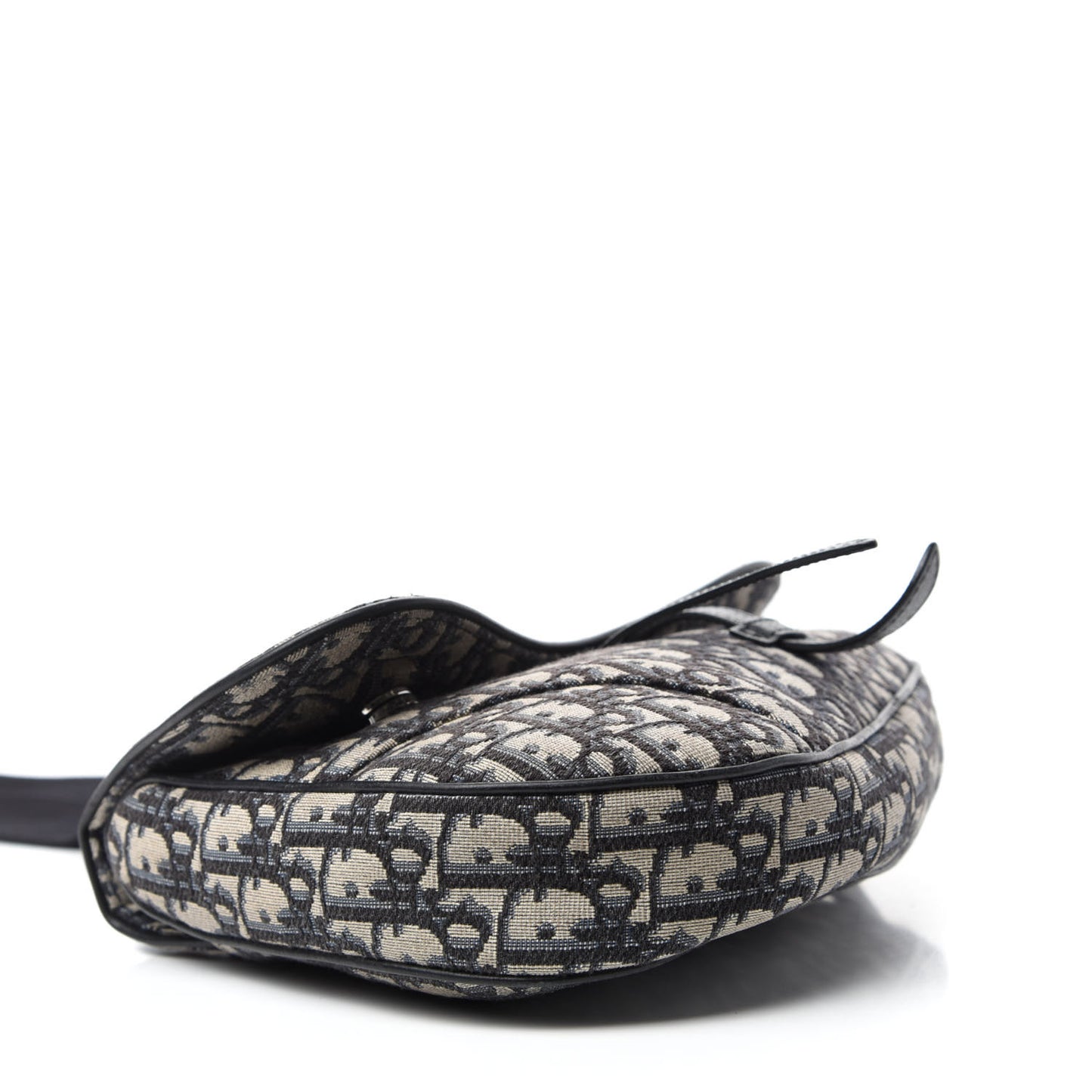 Oblique Mens Saddle Bag Blue