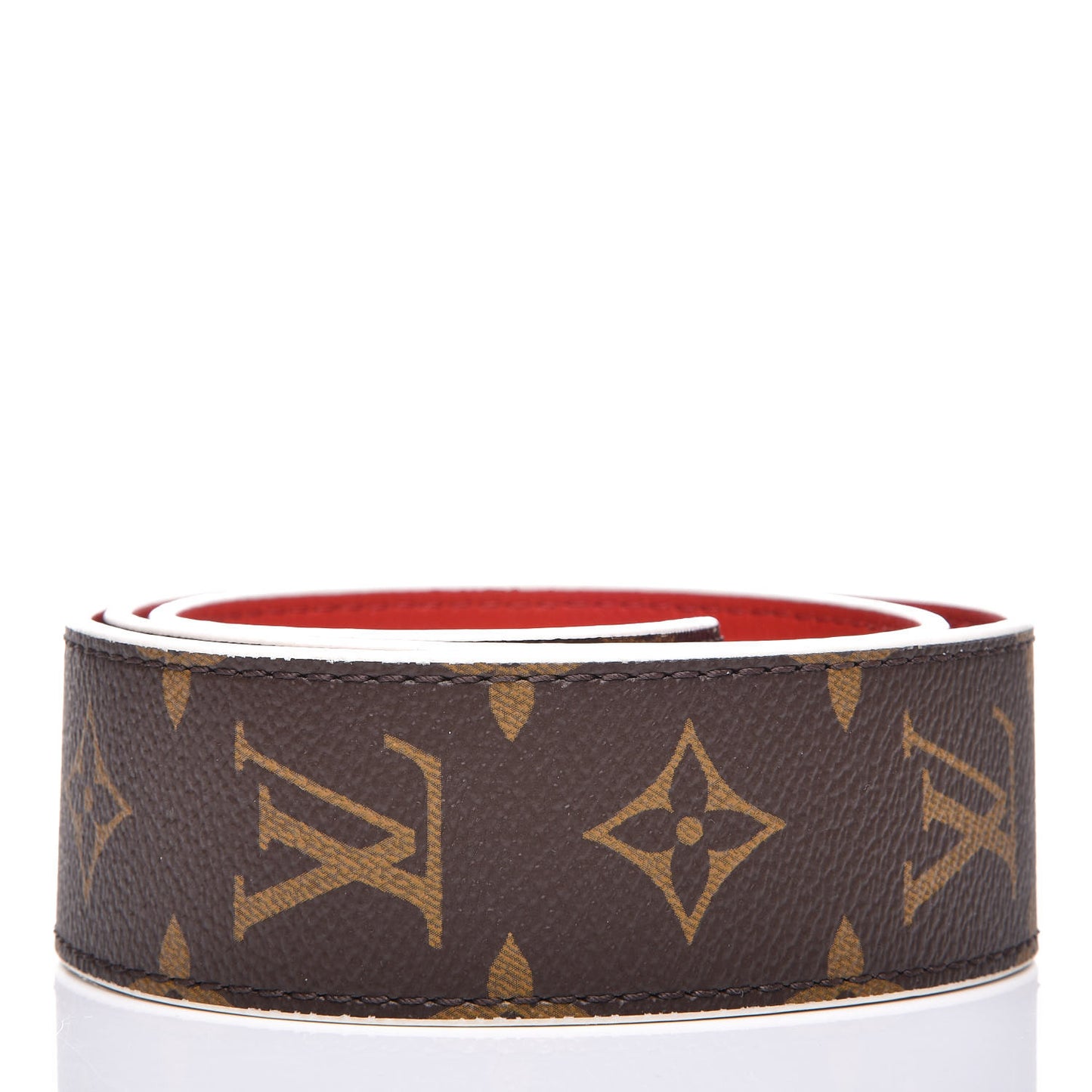 Monogram Bandouliere Shoulder Strap Red