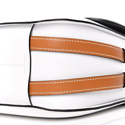 Hermes Epsom Butler Harnais White Black Natural 10 of 10