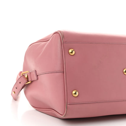 Saint Laurent Calfskin Classic Duffle 6 Pink 9 of 15