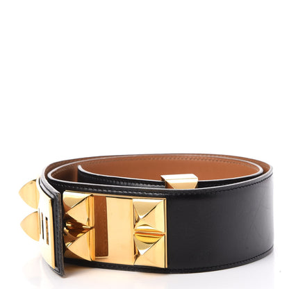 Hermes Box Collier De Chien CDC Belt 75 Black 3 of 11
