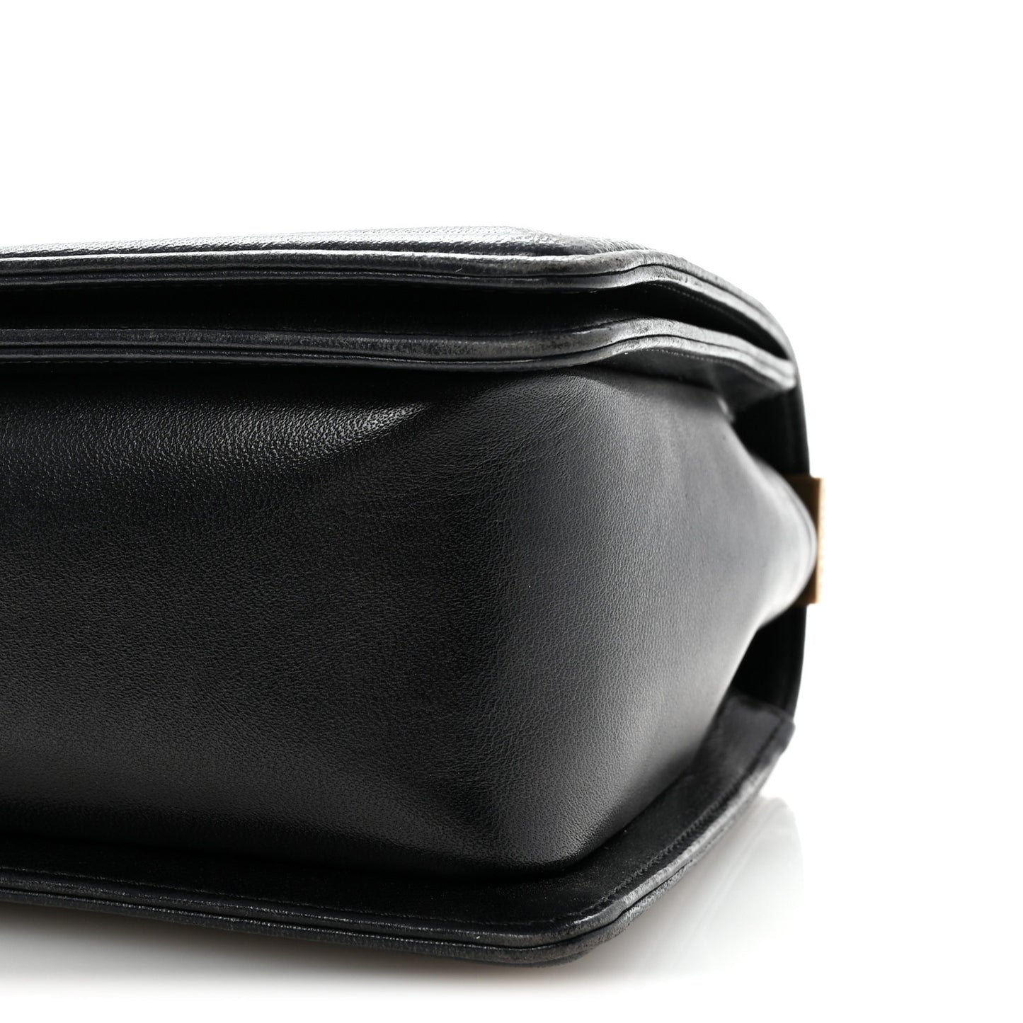 Lambskin Quilted Medium Boy Flap Black