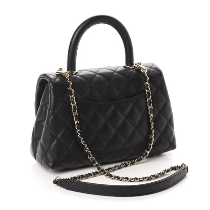Chanel Caviar Quilted Mini Coco Handle Flap Black 3 of 11