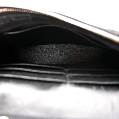 Balenciaga Denim BB Monogram Hourglass Chain Bag Black 5 of 9