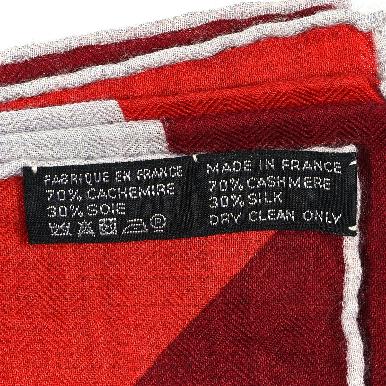 Hermes Cashmere Silk Scarf 90 3 of 5