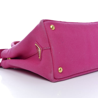 Prada Canapa Small Logo Tote Fuxia 6 of 10