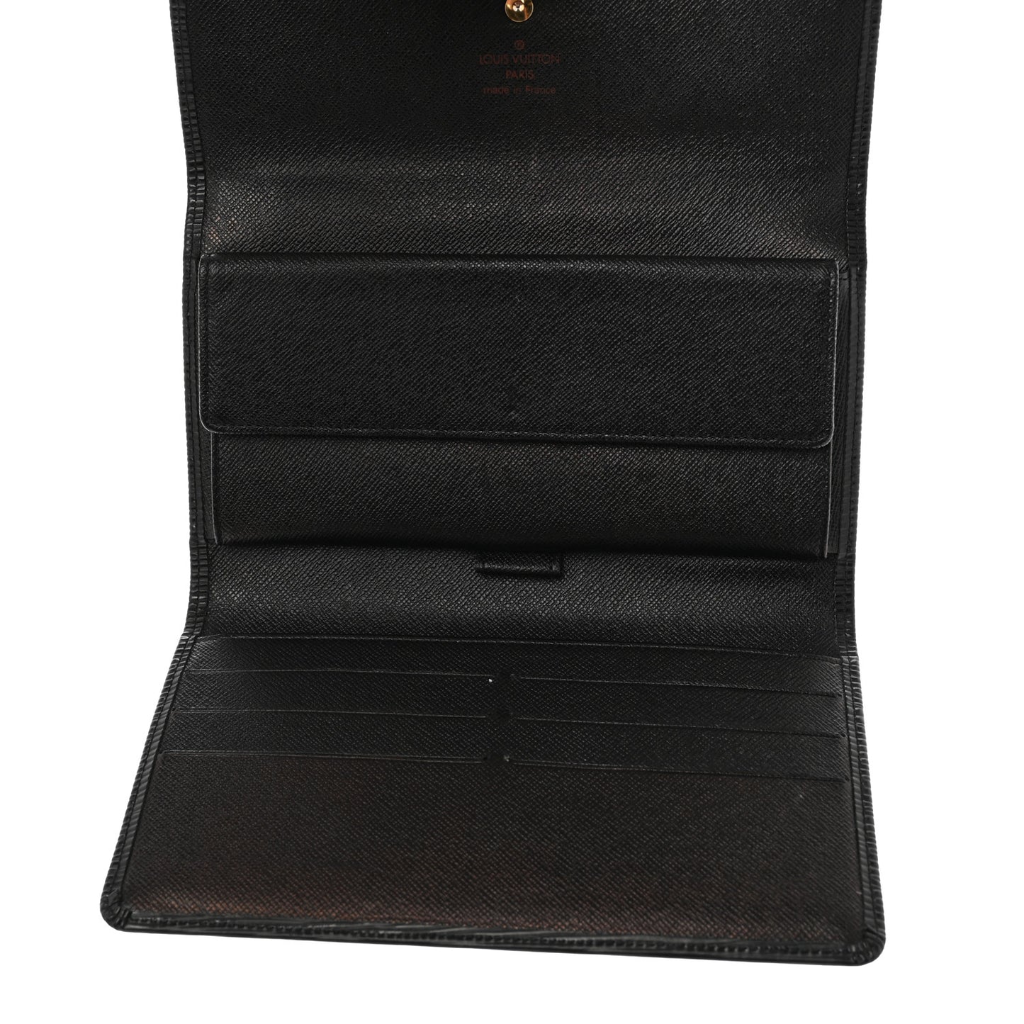 Epi Porte Tresor International Wallet Black