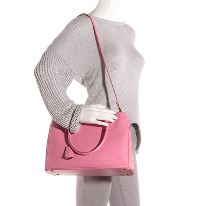 Prada Saffiano Lux Medium Tote Begonia 2 of 11