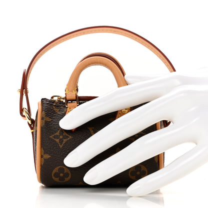 Louis Vuitton Monogram Micro Speedy Bag Charm 2 of 7