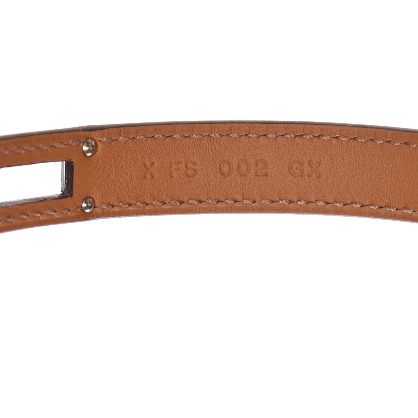 Tadelakt Kelly Double Tour Bracelet S Etoupe