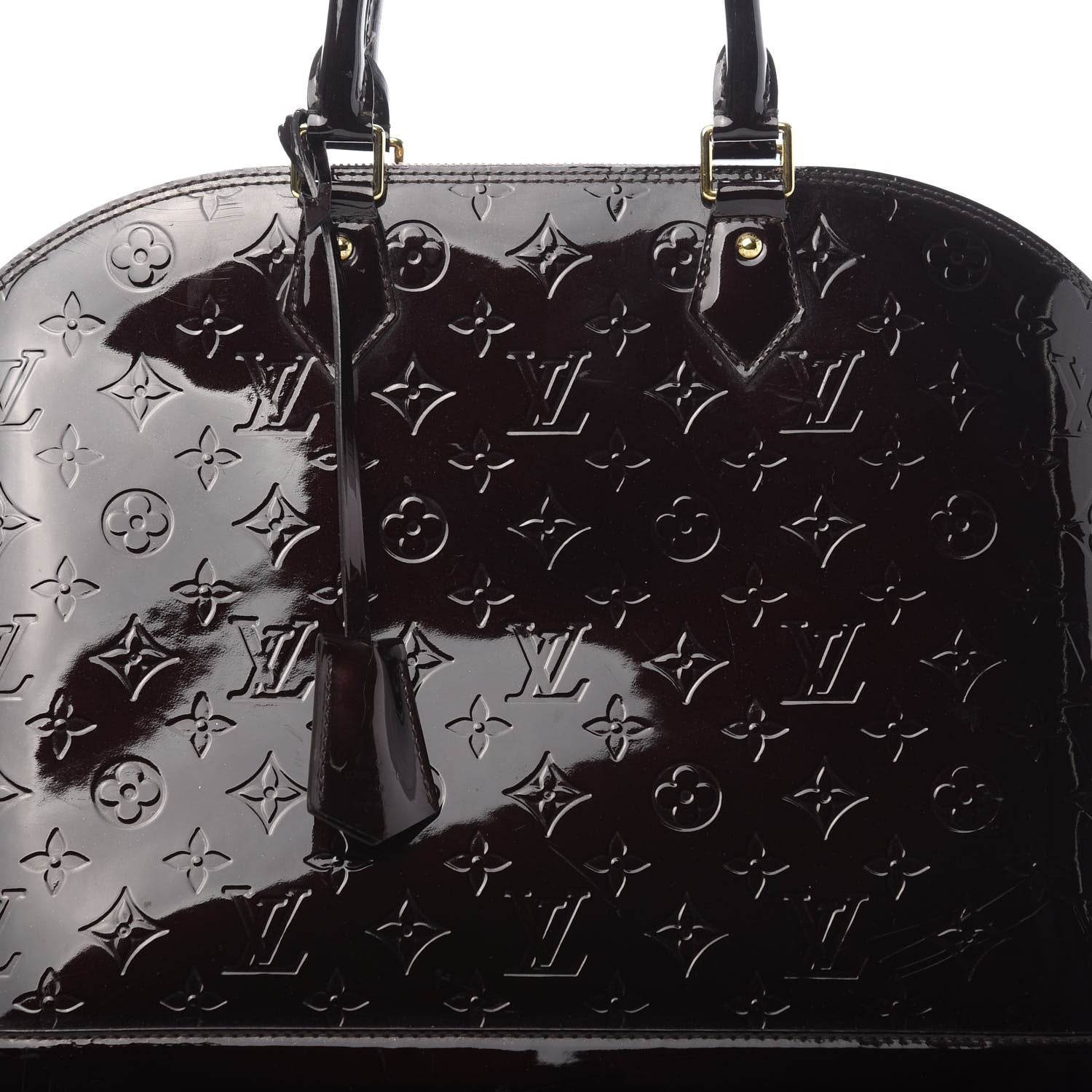 Louis Vuitton Vernis Alma MM Amarante 18 of 18