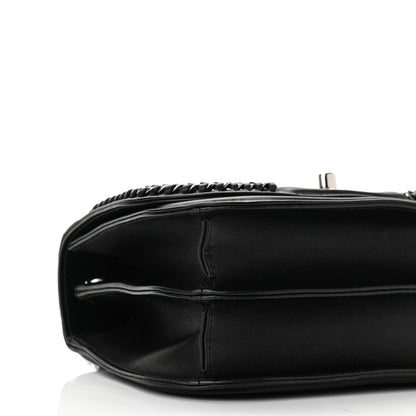 Chanel Calfskin Braided Small Chic Flap Black 8 of 9