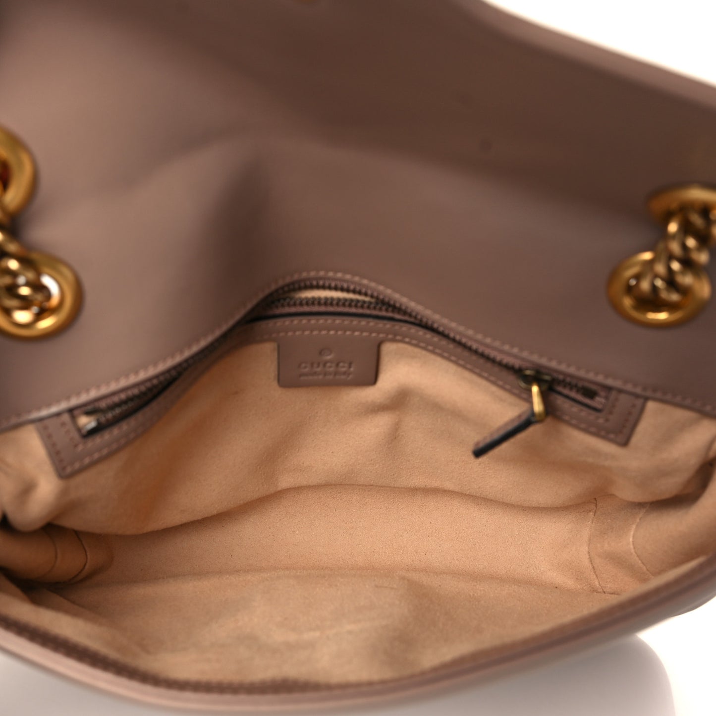 Calfskin Matelasse Small GG Marmont Shoulder Bag Porcelain Rose